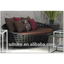 waterproof garden rattan daybed sunbed lounge chair